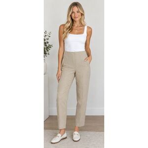 ZARA High Waist Crop Trousers Size M